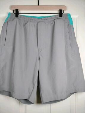 Birddogs Men’s "Boomstick" Lined Athletic Shorts - Grey/Teal - XL Long